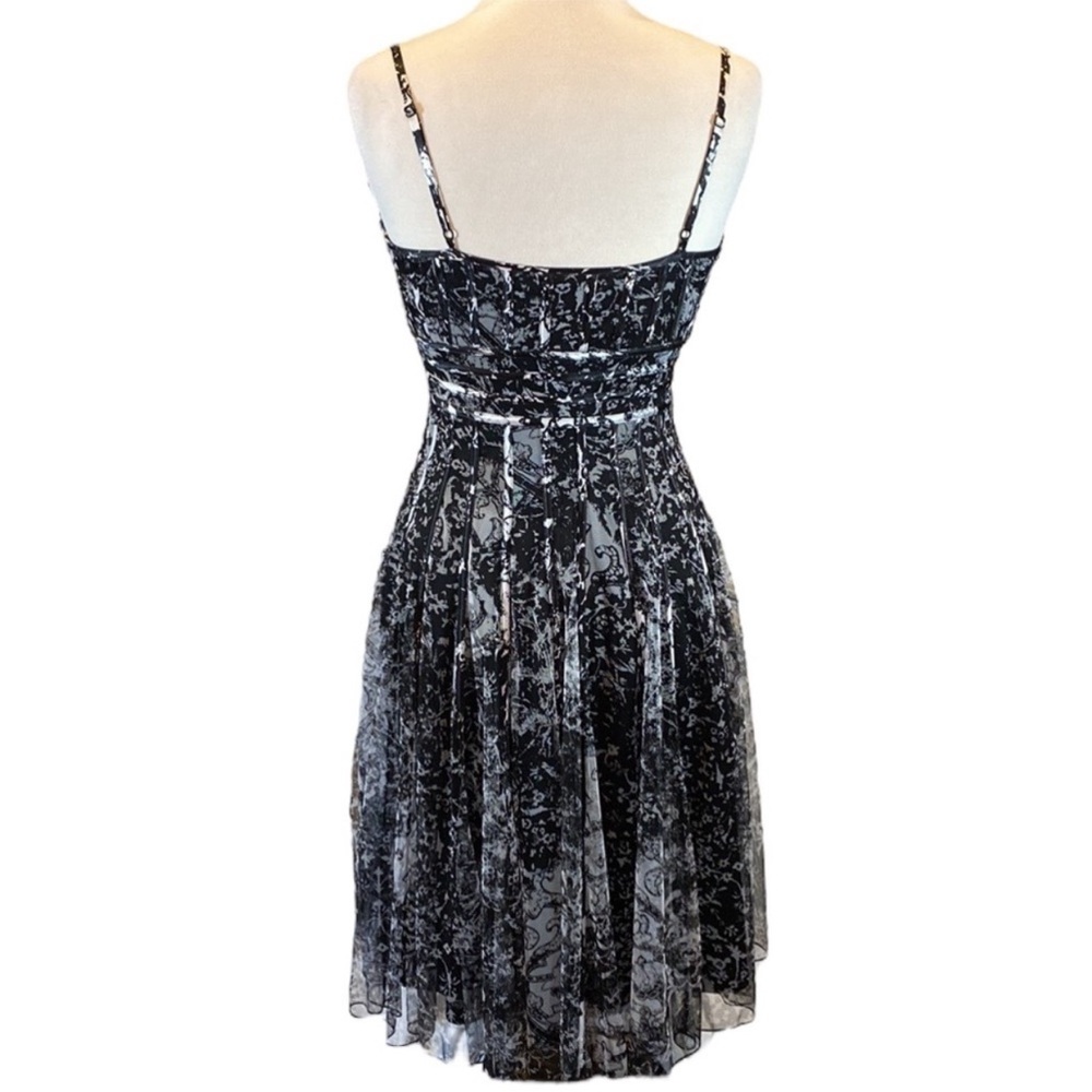 Js Collections Fit And Flare Net Overlay Dress - image 5